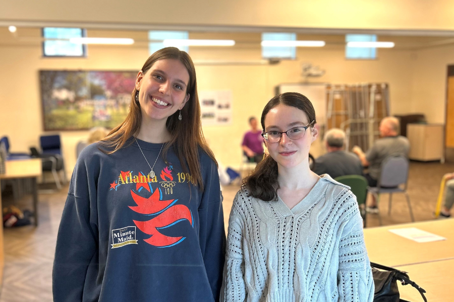 Cerys and sophie who are students at newcastle university